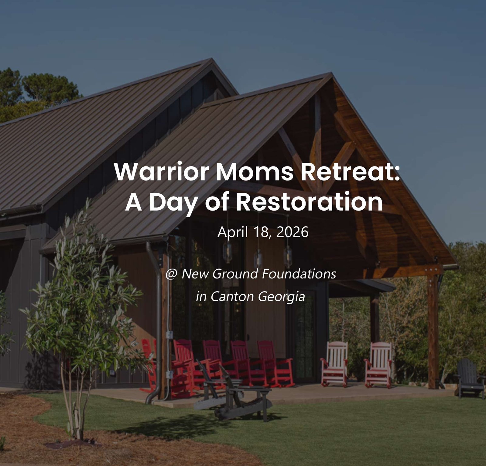 Admission to ‘Warrior Moms-A Day of Restoration’ Retreat
